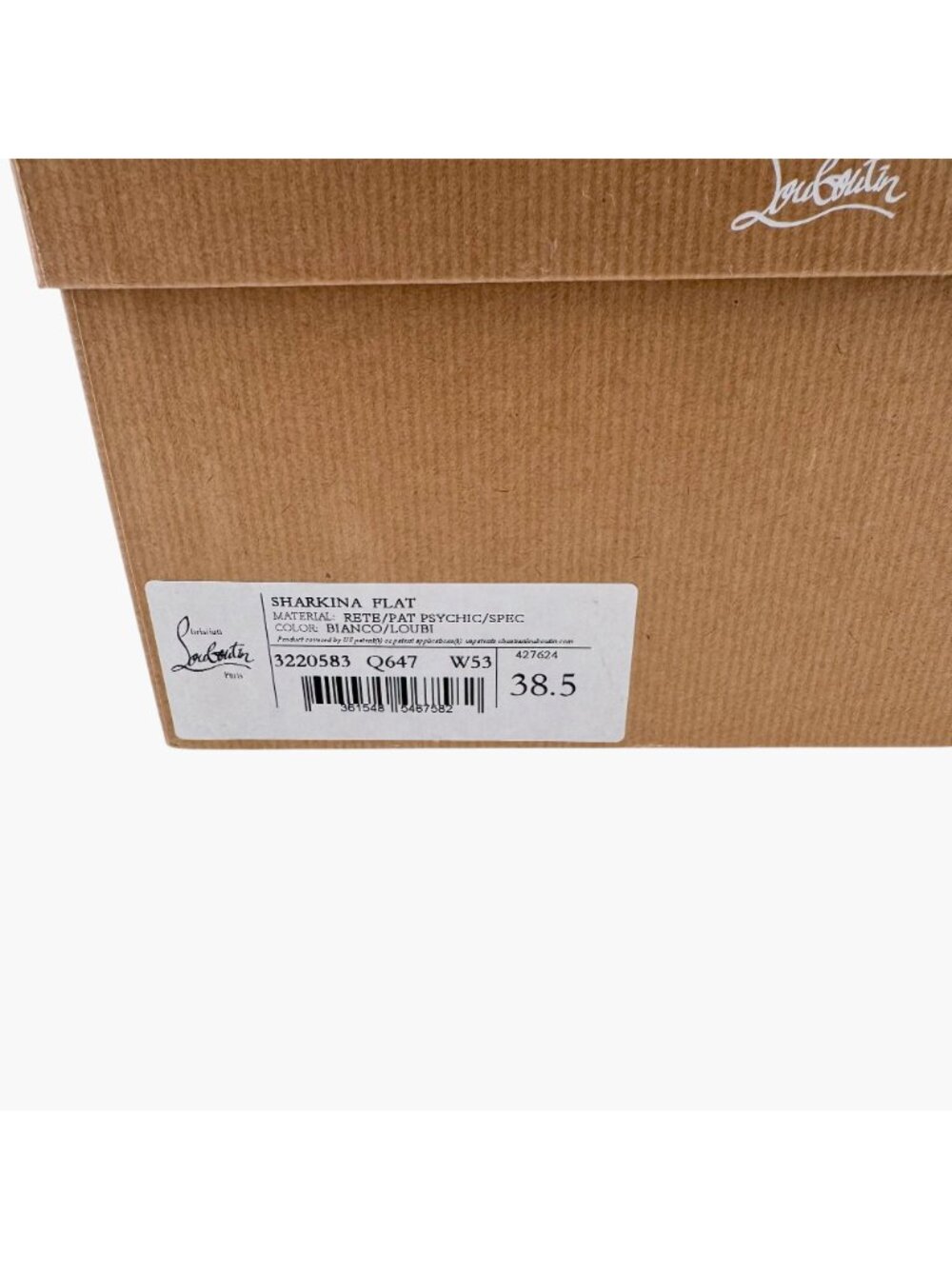 Christian Louboutin Sharkina White Mesh Red Sneakers Size 38.5 US 8.5 Women 6969 - Picture 15 of 15